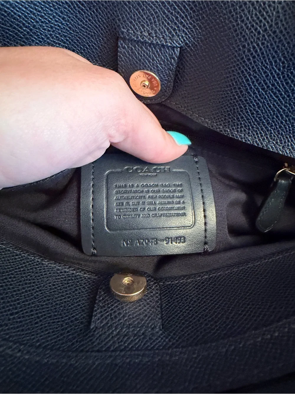 Coach Mini Satchel Crossbody Black Pebbled Leather Gold Hardware